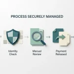 Stages between a withdrawal request and the payment record